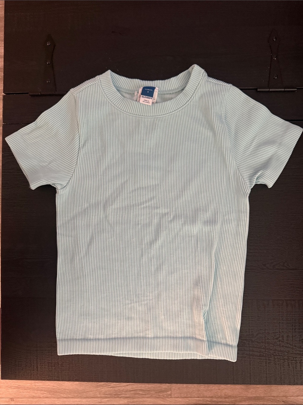 Classic Ribbed Tee - Light Blue